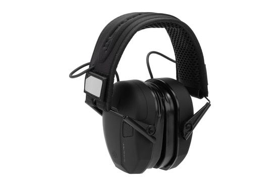 Savior Equipment Apollo Electronic Earmuffs have a writable ID patch